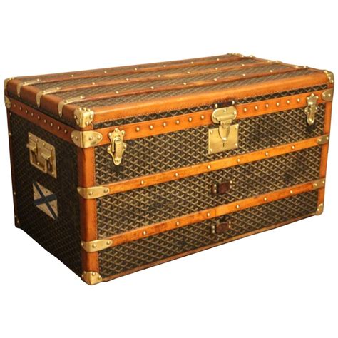 goyard cabin trunk circa 1920